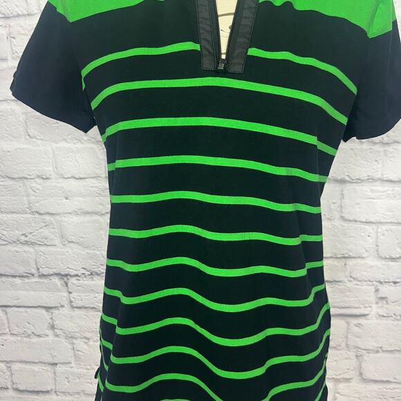 Lauren Active Ralph Lauren Black & Green Polo Shirt - Picture 2 of 8